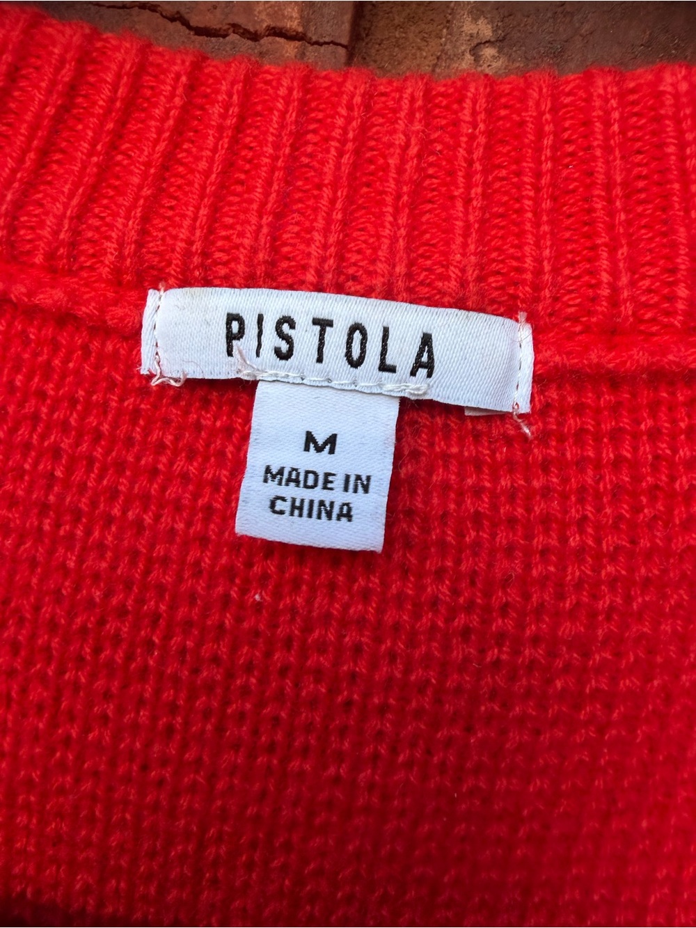 PISTOLA Dani Cardigan in Rouge Sweater Red Revolve wool cashmere blend medium m - Picture 4 of 5